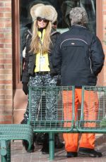 ELLE MACPHERSON Out and About in Aspen 2012