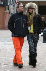 ELLE MACPHERSON Out and About in Aspen 2012