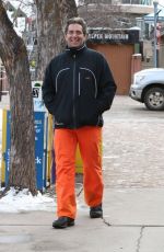 ELLE MACPHERSON Out and About in Aspen 2012