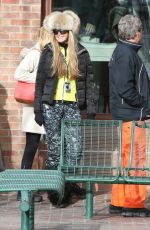 ELLE MACPHERSON Out and About in Aspen 2012