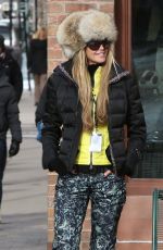 ELLE MACPHERSON Out and About in Aspen 2012