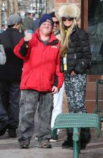 ELLE MACPHERSON Out and About in Aspen 2012
