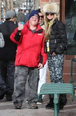 ELLE MACPHERSON Out and About in Aspen 2012