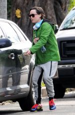 ELLEN PAGE Leaves a Gym in Los Angeles 1712