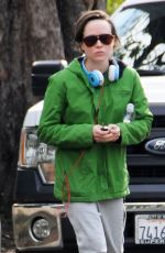ELLEN PAGE Leaves a Gym in Los Angeles 1712