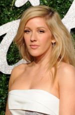 ELLIE GOULDING at British Fashion Awards 2014 in London 