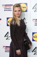 EMILY BERRINGTON at 2014 British Comedy Awards in London