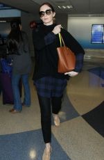 EMILY BLUNT at Los Angeles Internattional Airport 0412
