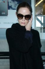 EMILY BLUNT at Los Angeles Internattional Airport 0412