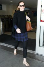 EMILY BLUNT at Los Angeles Internattional Airport 0412
