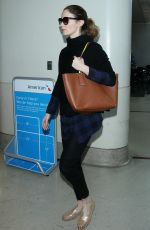 EMILY BLUNT at Los Angeles Internattional Airport 0412