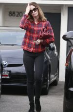 EMILY BLUNT Heading to a Hair Salon in Beverly Hills