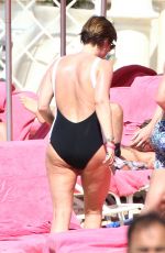 EMMA FORBES in Swimsuit at a Beach in Barbados
