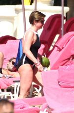 EMMA FORBES in Swimsuit at a Beach in Barbados