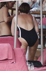 EMMA FORBES in Swimsuit at a Beach in Barbados