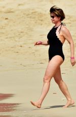 EMMA FORBES on the Beach in Barbados
