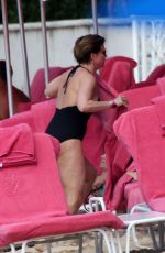 EMMA FORBES on the Beach in Barbados