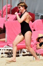 EMMA FORBES on the Beach in Barbados