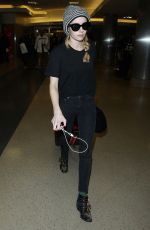 EMMA ROBERTS Arrives at Los Angeles International Airport 2812