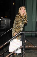 EMMA ROBERTS Arrives at Taylor Swift’s Birthday Party in New York
