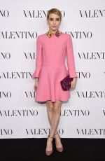 EMMA ROBERTS at Valentino Sala Bianca 945 Event in New York