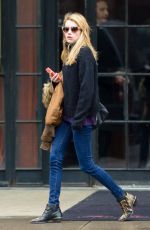 EMMA ROBERTS Leaves Her Hotel in New York 1012