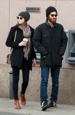 EMMA STONE and Andrew Garfield at ATM in New York 3012
