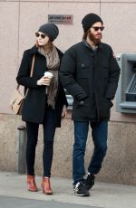 EMMA STONE and Andrew Garfield at ATM in New York 3012