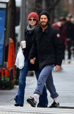 EMMA STONE and Andrew Garfield Out and About in New York 2312