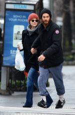 EMMA STONE and Andrew Garfield Out and About in New York 2312
