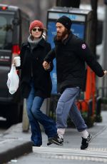 EMMA STONE and Andrew Garfield Out and About in New York 2312