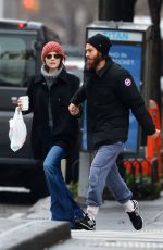 EMMA STONE and Andrew Garfield Out and About in New York 2312