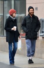 EMMA STONE and Andrew Garfield Out and About in New York 2312