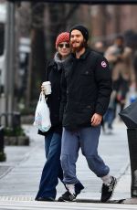 EMMA STONE and Andrew Garfield Out and About in New York 2312