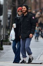 EMMA STONE and Andrew Garfield Out and About in New York 2312