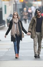 EMMA STONE and Andrew Garfield Out and About in New York 2812