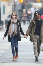 EMMA STONE and Andrew Garfield Out and About in New York 2812