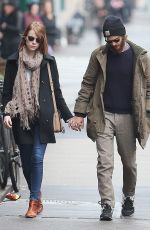EMMA STONE and Andrew Garfield Out and About in New York 2812
