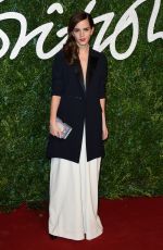 EMMA WATSON at British Fashion Awards 2014 in London