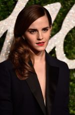 EMMA WATSON at British Fashion Awards 2014 in London