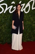 EMMA WATSON at British Fashion Awards 2014 in London