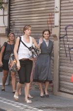 EMMA WATSON on the Colonia Dignidad Set in Buenos Aires 1812