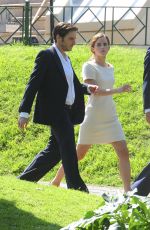 EMMA WATSON on the Set of Colonia Dignidad in Buenos Aires