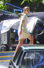EMMA WATSON on the Set of Colonia Dignidad in Buenos Aires