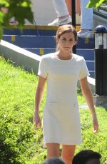 EMMA WATSON on the Set of Colonia Dignidad in Buenos Aires