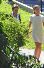 EMMA WATSON on the Set of Colonia Dignidad in Buenos Aires