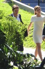 EMMA WATSON on the Set of Colonia Dignidad in Buenos Aires