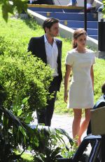 EMMA WATSON on the Set of Colonia Dignidad in Buenos Aires