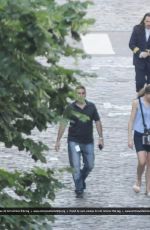 EMMA WATSON on the Set of Colonia Dignidad in San Telmo