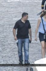EMMA WATSON on the Set of Colonia Dignidad in San Telmo